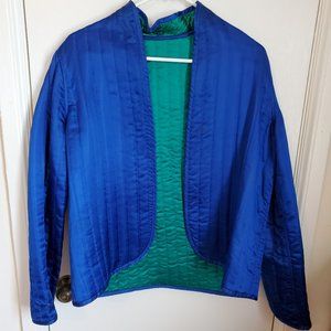 Reversible Blue & Green Jacket